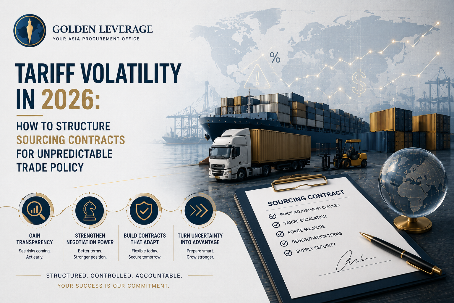 Tariff Volatility in 2026: How to Structure Sourcing Contracts for Unpredictable Trade Policy